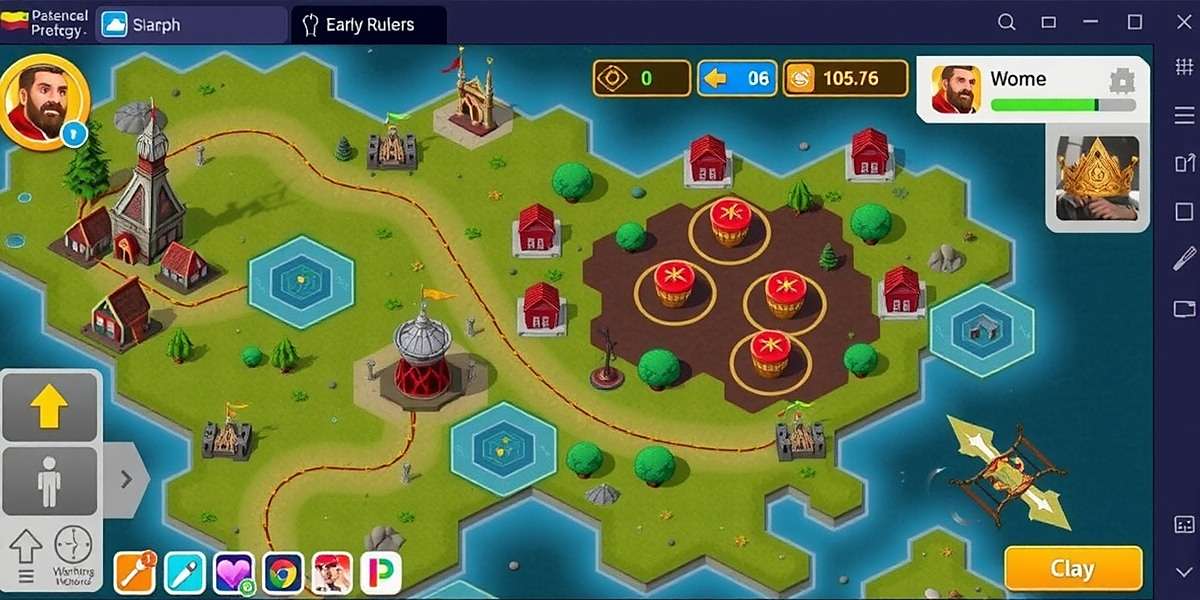 Royal Rulers Beginner Strategy Royal Rulers early game strategy showing balanced resource production and basic kingdom layout